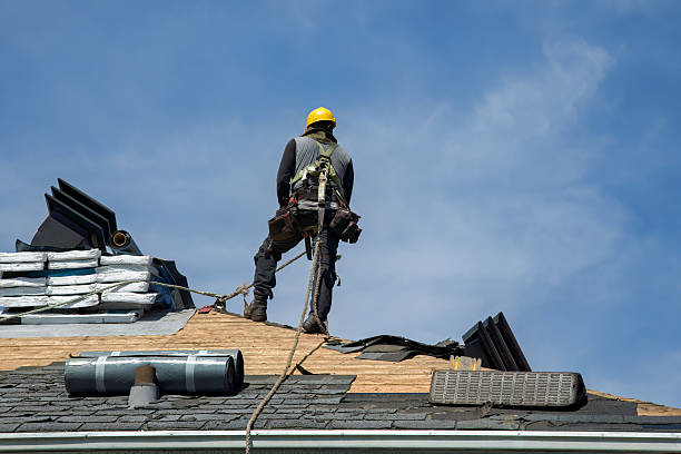 Professional Gutter Installation technician working in Granville, OH